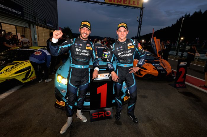 Rackl and Piana charge to Spa victory as Elite pays the penalty in Race 1
