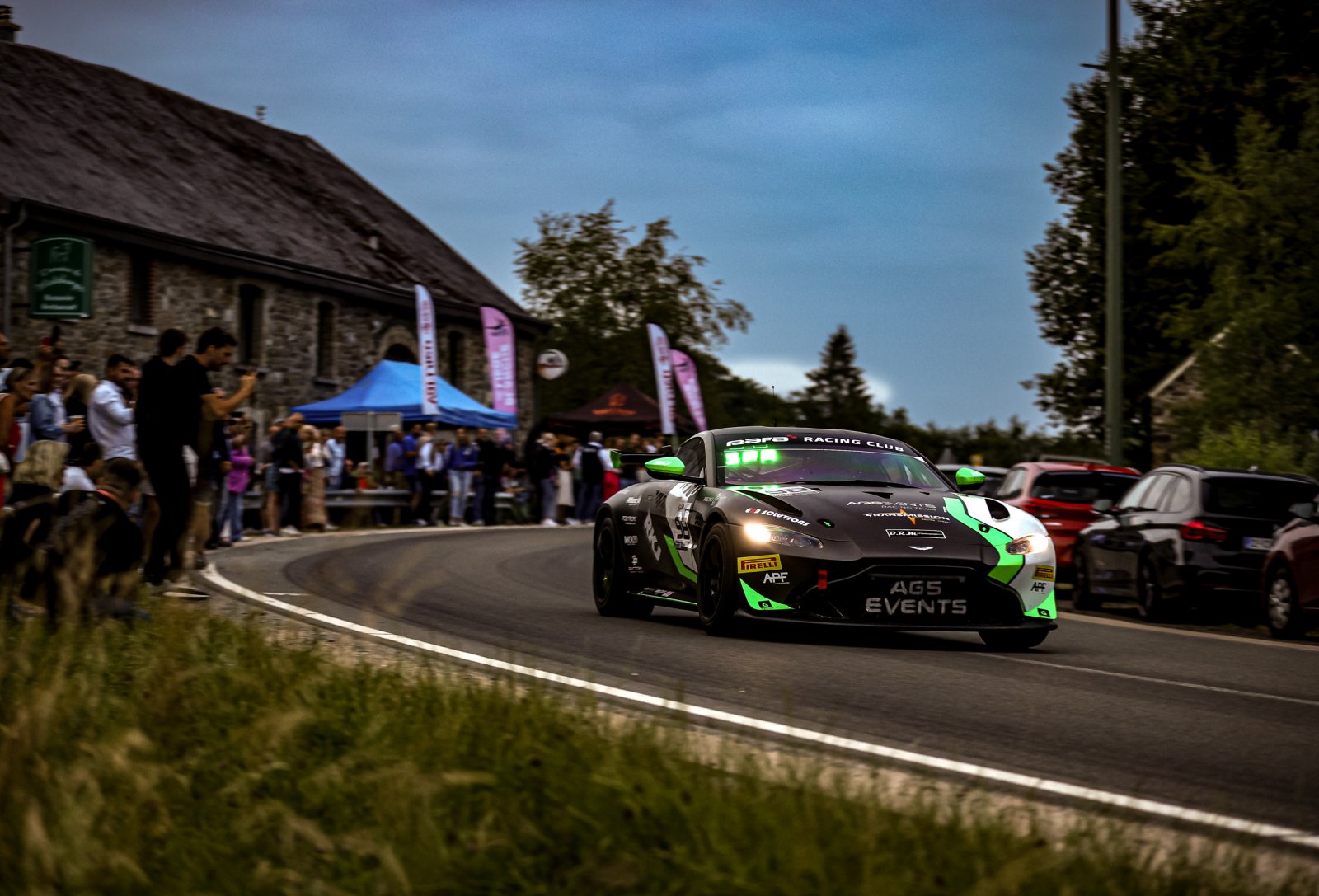 Entire grid of GT4 European Series Powered by RAFA Racing Club takes part in spectacular CrowdStrike 24 Hours of Spa parade