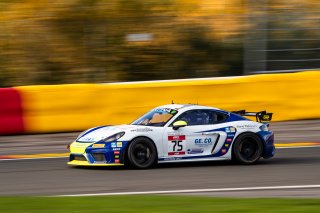 #75 Autorlando Sport Porsche 718 Cayman GT4 CS MR Cerati - Fondi | SRO / Brecht Decancq Photography