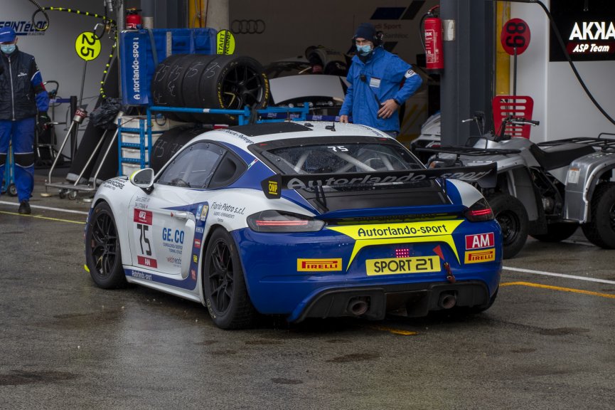 #75 Autorlando Sport Porsche 718 Cayman GT4 CS MR Dario Cerati JM Littman