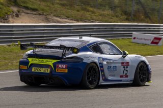 #75 Autorlando Sport  Porsche 718 Cayman GT4 CS MR Dario Cerati - JM littman  |  Photo SRO/Chris Schotanus