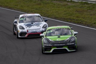 #718 Centri Porsche Ticino Porsche 718 Cayman GT4 CS MR Ivan Jacoma - Joel Camathias |  Photo SRO/Chris Schotanus