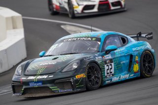 #22 Allied Racing Porsche 718 Cayman GT4 CS MR Jan Kasperlik - Bastian Buus |  Photo SRO/Chris Schotanus