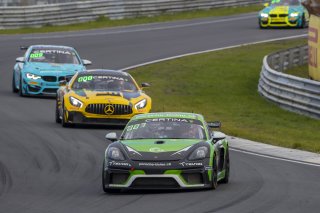 #718 Centri Porsche Ticino Porsche 718 Cayman GT4 CS MR Ivan Jacoma - Joel Camathias |  Photo SRO/Chris Schotanus
