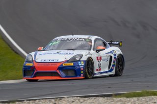 #76 Autorlando Sport  Porsche 718 Cayman GT4 CS MR Giuseppe Ghezzi - Jacopo Michele Baratto |  Photo SRO/Chris Schotanus