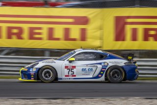 #75 Autorlando Sport  Porsche 718 Cayman GT4 CS MR Dario Cerati - JM littman  |  Photo SRO/Chris Schotanus