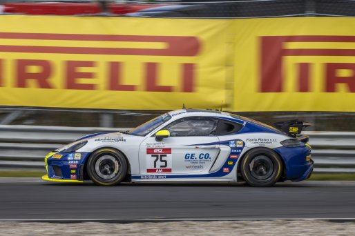 #75 Autorlando Sport  Porsche 718 Cayman GT4 CS MR Dario Cerati - JM littman  |  Photo SRO/Chris Schotanus