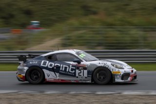 #21 Allied Racing Porsche 718 Cayman GT4 CS MR Jorg Viebahn - Nicolaj Moller-Madsen |  Photo SRO/Chris Schotanus