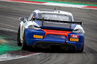 #76 Autorlando Sport Porsche 718 Cayman GT4 CS MR Giuseppe Ghezzi - Christian Menno de Kant | Photo SRO/Co van der Gragt | SRO Motorsports Group