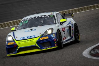 #75 Autorlando Sport Porsche 718 Cayman GT4 CS MR Dario Cerati - Dario Baruchelli | Photo SRO/Co van der Gragt | SRO Motorsports Group
