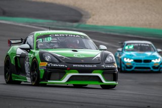 #718 Centri Porsche Ticino Porsche 718 Cayman GT4 CS MR Ivan Jacoma - Joel Camathias | Photo SRO/Co van der Gragt | SRO Motorsports Group