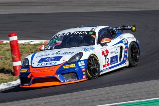 #76 Autorlando Sport Porsche 718 Cayman GT4 CS MR Giuseppe Ghezzi - Christian Menno de Kant | Photo SRO/Co van der Gragt | SRO Motorsports Group