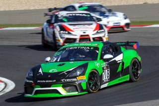 #718 Centri Porsche Ticino Porsche 718 Cayman GT4 CS MR Ivan Jacoma - Joel Camathias | Photo SRO/Co van der Gragt | SRO Motorsports Group
