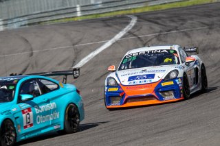 #76 Autorlando Sport Porsche 718 Cayman GT4 CS MR Giuseppe Ghezzi - Christian Menno de Kant | Photo SRO/Co van der Gragt | SRO Motorsports Group
