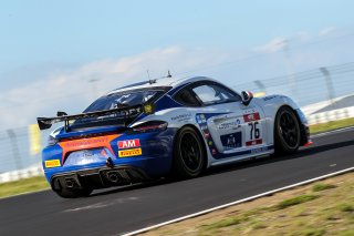 #76 Autorlando Sport Porsche 718 Cayman GT4 CS MR Giuseppe Ghezzi - Christian Menno de Kant | Photo SRO/Co van der Gragt | SRO Motorsports Group