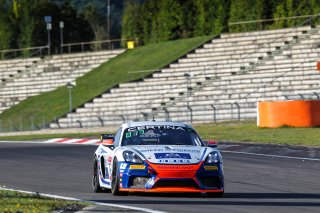 #76 Autorlando Sport Porsche 718 Cayman GT4 CS MR Giuseppe Ghezzi - Christian Menno de Kant | Photo SRO/Co van der Gragt | SRO Motorsports Group