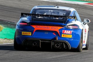 #76 Autorlando Sport Porsche 718 Cayman GT4 CS MR Giuseppe Ghezzi - Christian Menno de Kant | Photo SRO/Co van der Gragt | SRO Motorsports Group
