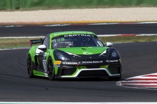 #718 Centri Porsche Ticino Porsche 718 Cayman GT4 CS MR Ivan Jacoma - Joel Camathias |  Photo SRO/Chris Schotanus