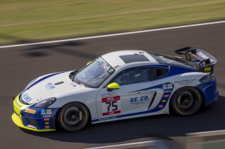 #75 Autorlando Sport  Porsche 718 Cayman GT4 CS MR Dario Cerati - Maurizio Fratti  |  Photo SRO/Chris Schotanus
