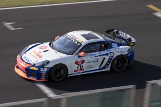 #76 Autorlando Sport  Porsche 718 Cayman GT4 CS MR Giuseppe Ghezzi - Salvatore Riolo Photo  |  Photo SRO/Chris Schotanus