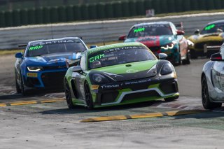 #718 Centri Porsche Ticino Porsche 718 Cayman GT4 CS MR Ivan Jacoma - Joel Camathias |  Photo SRO/Chris Schotanus