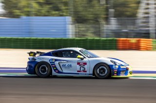 #75 Autorlando Sport  Porsche 718 Cayman GT4 CS MR Dario Cerati - Maurizio Fratti  |  Photo SRO/Chris Schotanus