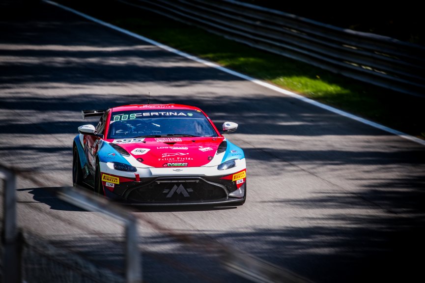 #55 Mirage Racing FRA Aston Martin AMR Vantage GT4 Tom Canning GBR Ruben del Sarte GBR Silver Cup, Free Practice 1, GT4
