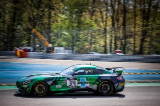 #34 Selleslagh Racing Team BEL Mercedes AMG GT4 Luca Bosco ITA O'neill Muth BEL Pro-Am, Pitlane
 | SRO / Patrick Hecq Photography