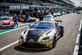 #45 AGS Events FRA Aston Martin AMR Vantage GT4 Hugo Cond&eacute; FRA Akhil Rabindra GBR Silver Cup, Free Practice 2, GT4, Pit Lane
 | SRO / Jules Benichou - 21creation