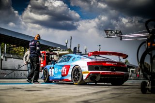 #9 Hella Pagid - racing one DEU Audi R8 LMS GT4 Christian Gisy DEU Ralf Kelleners DEU Pro-Am, Free Practice 2, GT4, Pit Lane
 | SRO / Jules Benichou - 21creation