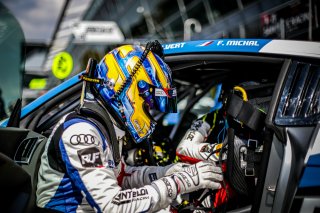 #42 Sainteloc Racing FRA Audi R8 LMS GT4 Fabien Michal FRA Gregory Guilvert FRA Pro-Am, Free Practice 2, GT4, Pit Lane
 | SRO / Jules Benichou - 21creation