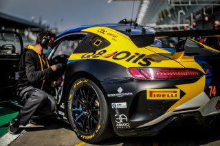 #74 CD Sport FRA Mercedes AMG GT4 Enzo Joulie FRA S&eacute;bastien Baud FRA Silver Cup, Free Practice 2, GT4, Pit Lane
 | SRO / Jules Benichou - 21creation