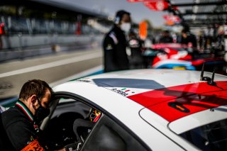 #10 Ebimotors ITA Porsche 718 Cayman GT4 CS MR Paolo Gnemmi ITA Riccardo Pera ITA Pro-Am, Free Practice 2, GT4, Pit Lane
 | SRO / Jules Benichou - 21creation