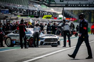 #70 Trivellato Racing by Villorba Corse ITA Mercedes AMG GT4 Jean-Luc Massimiliano D'Auria CHE Jamie Lee Caroline GBR Silver Cup, Free Practice 2, GT4, Pit Lane
 | SRO / Jules Benichou - 21creation