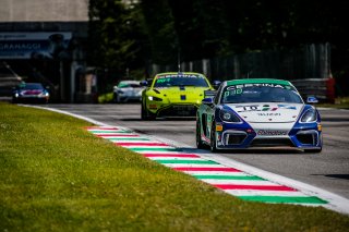 #10 Ebimotors ITA Porsche 718 Cayman GT4 CS MR Paolo Gnemmi ITA Riccardo Pera ITA Pro-Am, GT4, Qualifying
 | SRO / Jules Benichou - 21creation