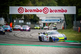 #75 Autorlando Sport ITA Porsche 718 Cayman GT4 CS MR Dario Cerati ITA Riccardo Canzian ITA Am, GT4, Race 2
 | SRO / Jules Benichou - 21creation
