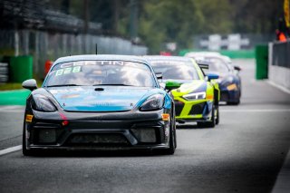 #26 Allied Racing DEU Porsche 718 Cayman GT4 CS MR Alexander Hartvig DNK Joel Camathias CHE Pro-Am, GT4, Pit lane, Race 2
 | SRO / Jules Benichou - 21creation