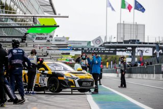 #14 Sainteloc Racing FRA Audi R8 LMS GT4 Clement Seyler LUX Roee Meyuhas ISR Silver Cup, GT4, Official Paid Test Session, Pitlane
 | SRO / Jules Benichou - 21creation