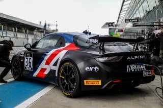 #36 Arkadia Racing FRA Alpine A110 GT4 Stephan Guerin FRA Antoine Leclerc FRA Pro-Am, GT4, Official Paid Test Session, Pitlane
 | SRO / Jules Benichou - 21creation