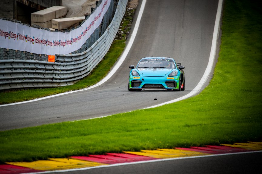 #26 Allied Racing DEU Porsche 718 Cayman GT4 CS MR Alexander Hartvig DNK Joel Camathias CHE Pro-Am, Free Practice 1, GT4