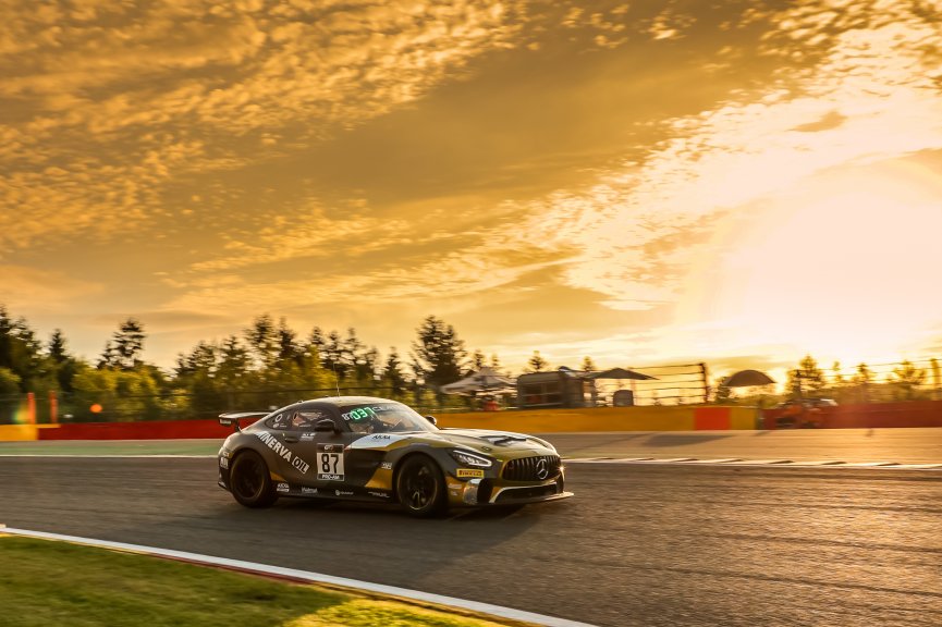 #87 AKKA ASP FRA Mercedes AMG GT4 Jean Luc Beaubelique FRA Jim Pla FRA Pro-Am, Free Practice 2
