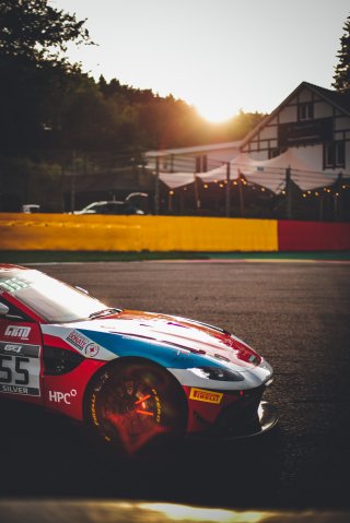 #55 Mirage Racing FRA Aston Martin AMR Vantage GT4 Ruben del Sarte NDL Tom Canning GBR Silver Cup, Free Practice 2, GT4
 | SRO / Jules Benichou - 21creation