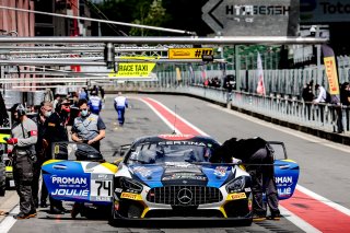 #74 CD Sport FRA Mercedes AMG GT4 Enzo Joulie FRA S&eacute;bastien Baud FRA Silver Cup, Pitlane
 | SRO / Patrick Hecq Photography