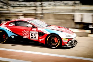 #55 Mirage Racing FRA Aston Martin AMR Vantage GT4 Ruben del Sarte NDL Tom Canning GBR Silver Cup, Pitlane
 | SRO / Patrick Hecq Photography