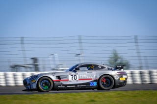 #70 Trivellato Racing by Villorba Corse ITA Mercedes AMG GT4 Jean-Luc Massimiliano D'Auria CHE Jamie Lee Caroline GBR Silver Cup, Free Practice 1
 | SRO / Dirk Bogaerts Photography