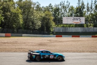 #18 Hella Pagid - racing one DEU Aston Martin AMR Vantage GT4 Markus Lungstrass DEU Henrik Lyngbye Pedersen DNK Am, Free Practice 2
 | SRO / Patrick Hecq Photography