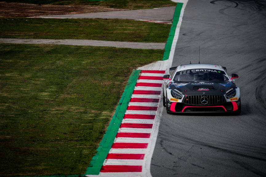 #87 AKKA ASP FRA Mercedes AMG GT4 Jean Luc Beaubelique FRA Jim Pla FRA Pro-Am, Free Practice 1, GT4

