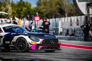 #87 AKKA ASP FRA Mercedes AMG GT4 Jean Luc Beaubelique FRA Jim Pla FRA Pro-Am, Free Practice 2, GT4, Pitlane
 | SRO / TWENTY-ONE CREATION - Jules Benichou