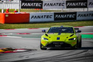#7 Street Art Racing BEL Aston Martin AMR Vantage GT4 Pascal Bachmann CHE Paul Theysgens BEL Am, GT4, Qualifying
 | SRO / TWENTY-ONE CREATION - Jules Benichou
