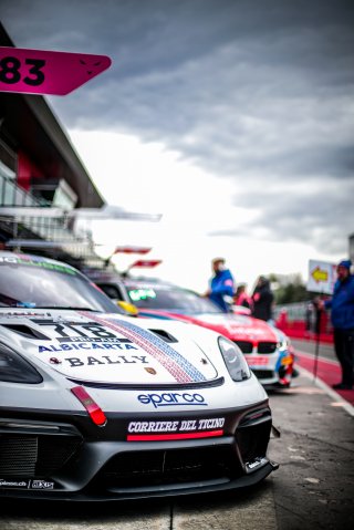 #718 Centri Porsche Ticino Porsche 718 Cayman GT4 RS CS Ivan Jacoma CHE Alex Fontana CHE Pro-Am, Free Practice 1, GT4
 | SRO / TWENTY-ONE CREATION - Jules Benichou